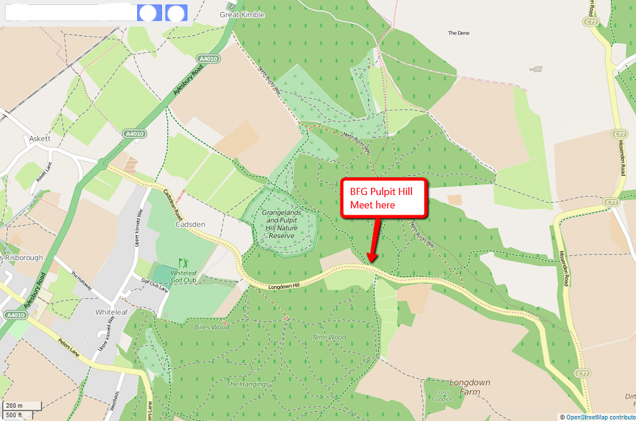 Pulpit Hill Map